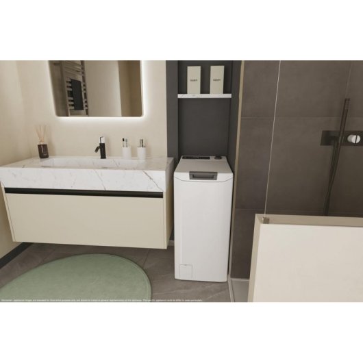 Lavatrice Hoover H-WASH 500 Carica Superiore 8 Kg 1400 rpm Classe B Bianco WiFi IA