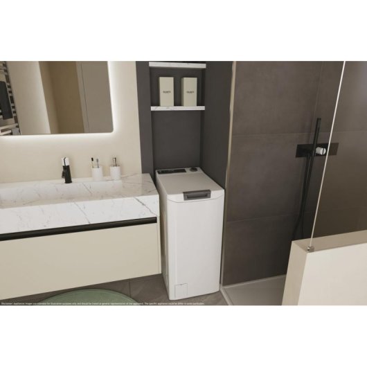 Lavatrice Hoover H-WASH 500 Carica Superiore 8 Kg 1400 rpm Classe B Bianco WiFi IA