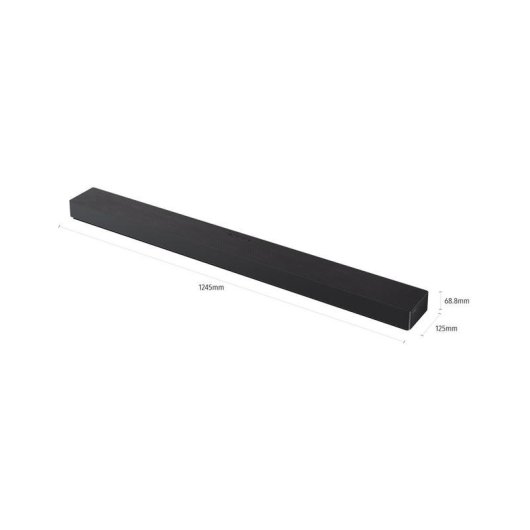 Barra de Sonido Samsung HW-QS90H XC 7.1.2 330W Bluetooth WiFi Q Symphony Dolby Atmos Negra