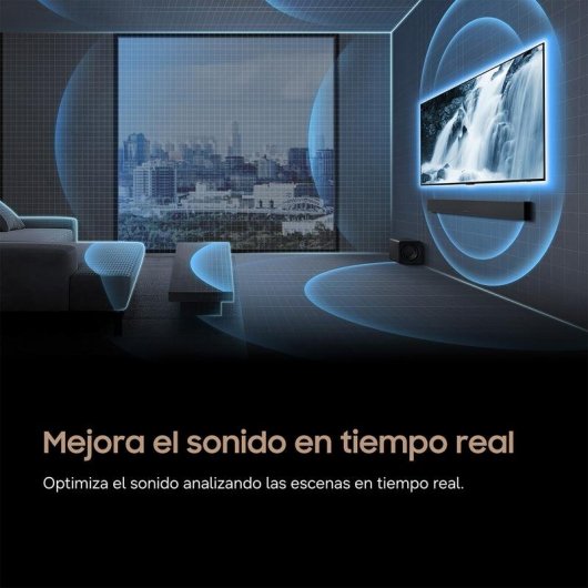 Barra de Sonido Samsung HW-Q600H 3.1.2 320W Bluetooth WiFi Dolby Atmos Titan Black