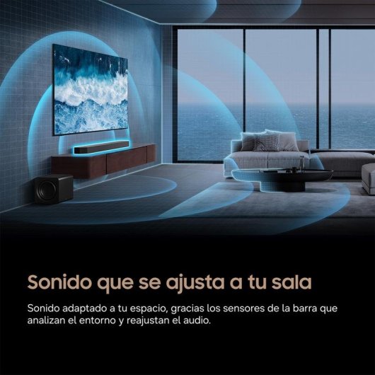 Barra de Sonido Samsung HW-Q930H 9.1.4 580W Bluetooth WiFi Dolby Atmos Negra Titan Black