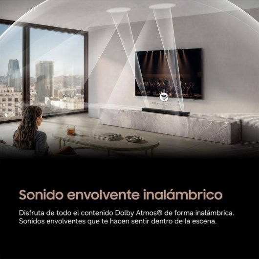 Barra de Sonido Samsung HW-Q930H 9.1.4 580W Bluetooth WiFi Dolby Atmos Negra Titan Black