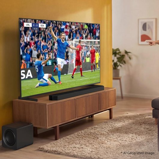 Barra de Sonido Samsung HW-Q800H 5.1.2 400W Bluetooth WiFi Dolby Atmos Negra