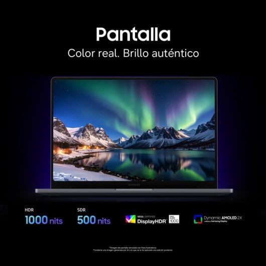 Portátil Samsung Galaxy Book6 Ultra 16" Intel Core Ultra 7 356H 32GB 1TB SSD RTX 5070 Windows 11