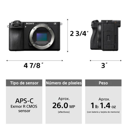 Fotocamera Mirrorless Sony Alpha 6700 26MP 70-350mm 4K WiFi Bluetooth
