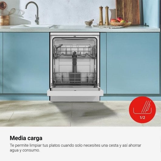 Lavavajillas Fagor 3LVF-620 12 servicios E con 6 programas y bloqueo infantil