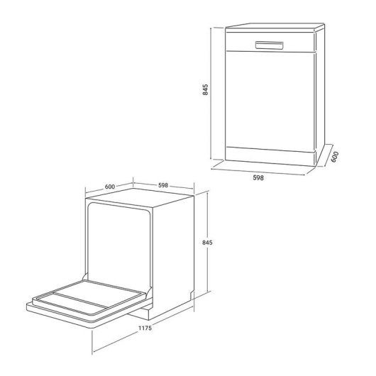 Lavavajillas Fagor 3LVF-620X Classic 12 servicios E con secado Turbo Dry