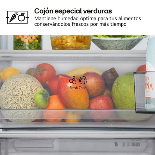 Frigorífico Americano LG GMM42PYBEH Total No Frost 190cm 600L E Inox antihuellas
