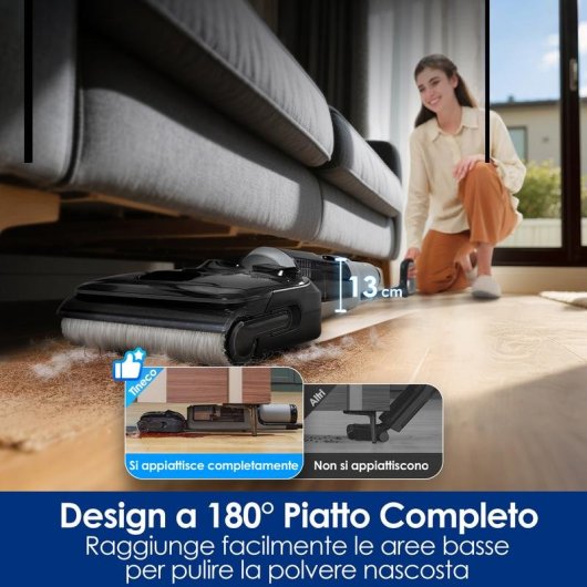 Aspiradora sin Bolsa Tineco FloorOne i5 Stretch PLUS 210W 30 min Gris