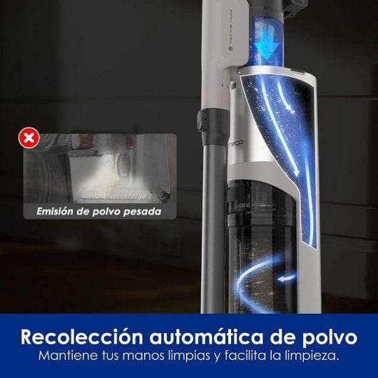 Aspirateur sans Fil Tineco Pure One Station 5 Pro 450W 100 min Anti-enchevêtrement Gris