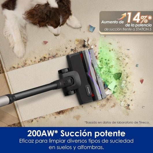 Aspirateur sans Fil Tineco Pure One Station 5 Pro 450W 100 min Anti-enchevêtrement Gris
