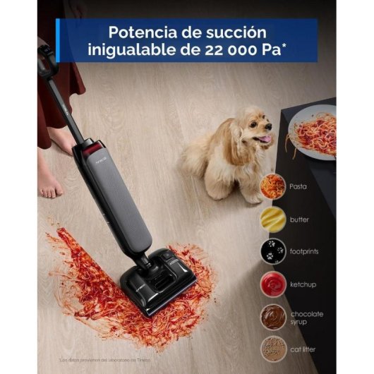 Aspirapolvere senza Fili Tineco Floor One S7 Artist 190W 50 minuti Anti-groviglio Grigio