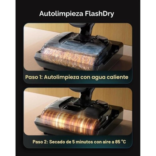 Aspirapolvere senza Fili Tineco Floor One S7 Artist 190W 50 minuti Anti-groviglio Grigio