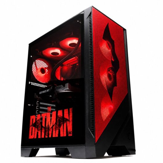 MSI MAG FORGE 121A AIRFLOW ARGB Semi Torre ATX Cristal Templado USB 3.0 Negra - The Batman