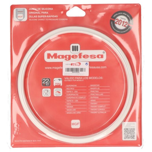 Goma Olla Rápida Magefesa 22 Cm Diámetro Interior 09remejusii