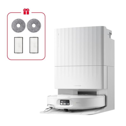 Robot aspirador Roborock Qrevo Edge 2X con autovaciado Navegación RetractSense 25.000 Pa