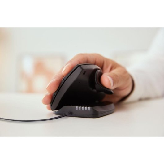 Ratón Contour Design Unimouse USB Tipo C 4000 DPI Negro Ergonomía