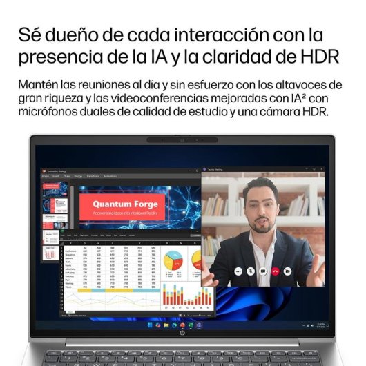 Portátil HP ProBook G2a 14" AMD Ryzen 7 250 16GB 512GB SSD Radeon 780M Windows 11 Pro