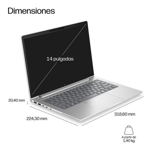 Portatile HP EliteBook 6 G2a 14" AMD Ryzen AI 7 24GB 512GB SSD Radeon 860M Windows 11 Pro