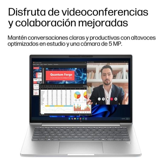 Portátil HP EliteBook 6 G2i 14" Intel Core 7 350 16GB Intel Graphics 512GB SSD Windows 11 Pro seguridad avanzada