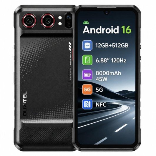 Oukitel WP68 Air 5G 12GB 512GB 6.88" Schwarz