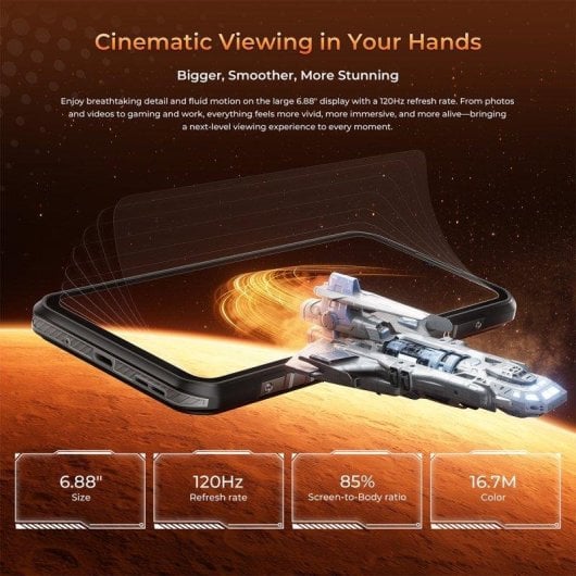 Oukitel WP68 Air 5G 12GB 512GB 6.88" Schwarz