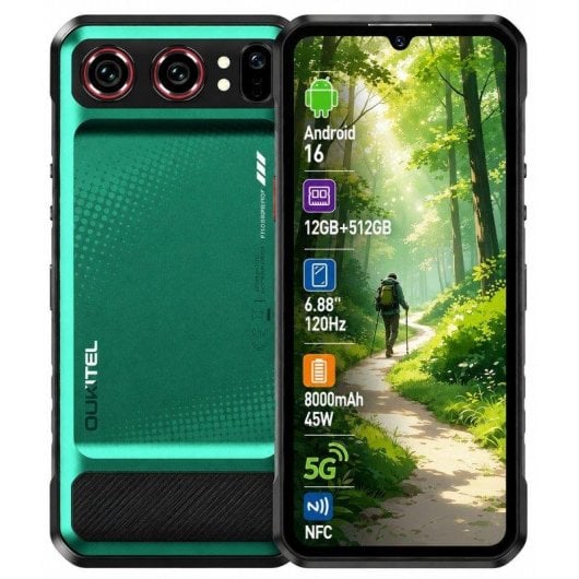 Oukitel WP68 Air 5G 12GB 512GB 6.88" Grün