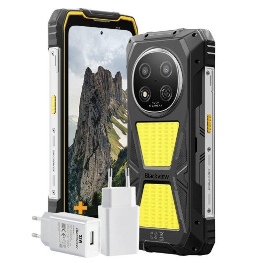 Blackview Rock 2 Pro 5G 8GB 256GB 6,67" Amarillo pantalla 120Hz