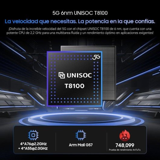 Blackview Rock 2 Pro 5G 8GB 256GB 6,67" Amarillo pantalla 120Hz
