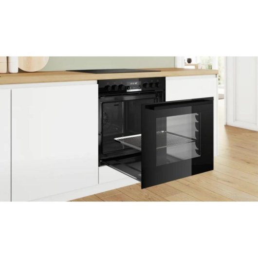 Forno Multifunções Bosch Serie 6 HEB578BB4 Pirolítico Hidrolítico 71L 60cm A+ Grill Preto