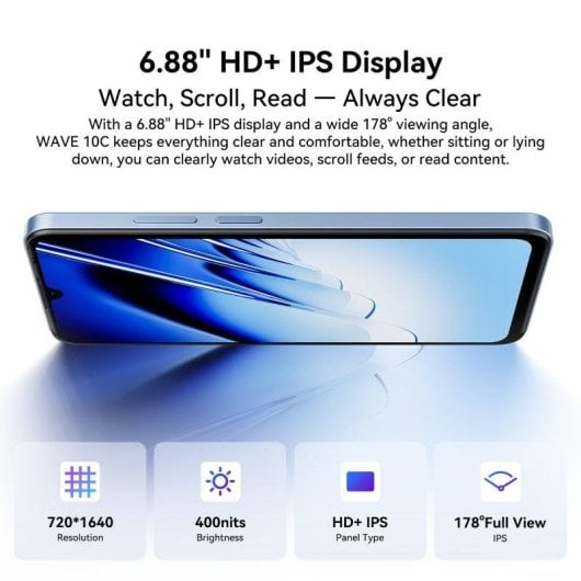 Blackview Wave 10C 4G 4GB 32GB 6.88" Azul