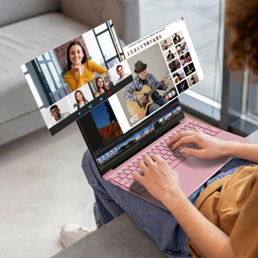 Laptop Rolipo T152a 15.6" Intel N95 16GB 512GB SSD UHD Graphics Windows 11 Pro Rosa