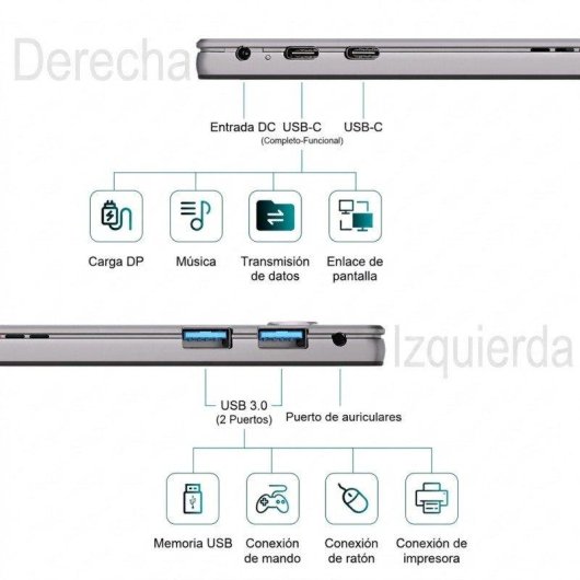 Portátil Ninkear S13 Neo 13" Intel N150 12GB 512GB SSD Windows 11