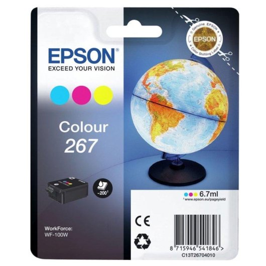 Cartouche couleur Epson 267 DURABrite Ultra CMY