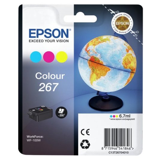 Cartouche couleur Epson 267 DURABrite Ultra CMY