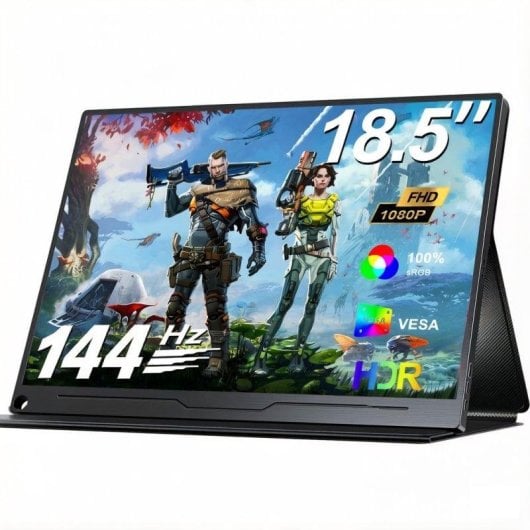 Écran PC Uperfect 18.5" Full HD 144Hz IPS Portable FreeSync VESA Type-C