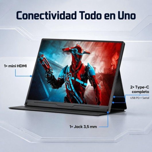 Écran PC Uperfect 18.5" Full HD 144Hz IPS Portable FreeSync VESA Type-C