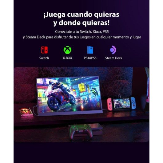 Monitor Uperfect 17.3" QHD 144Hz IPS HDR FreeSync Premium 1ms Portabel