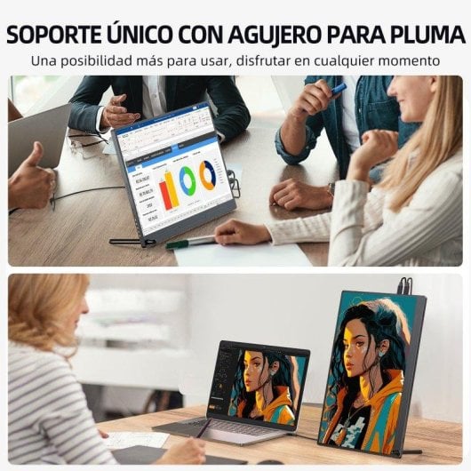 Écran PC Uperfect 15.6" Full HD 60Hz IPS HDR 100% sRGB Ultra Léger