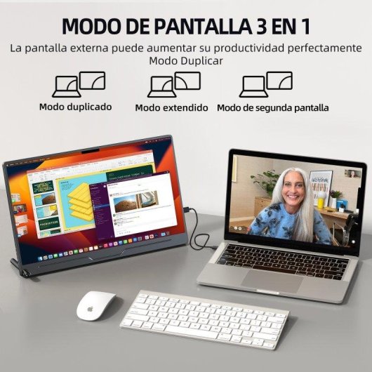 Écran PC Uperfect 15.6" Full HD 60Hz IPS HDR 100% sRGB Ultra Léger