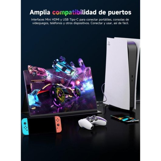 Écran PC Uperfect 16" Ultra HD 4K 60Hz IPS Portable HDR 1200nits USB-C Mini HDMI