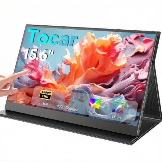 Monitor Uperfect 15,6" FullHD 60Hz IPS Touch USB-C VESA Multiplattform