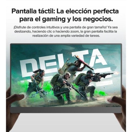 Monitor Uperfect 15,6" FullHD 60Hz IPS Touch USB-C VESA Multiplattform