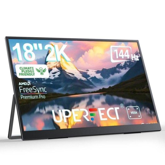 Écran PC Uperfect 18" 2K 144Hz IPS HDR1000:1 USB-C HDMI VESA