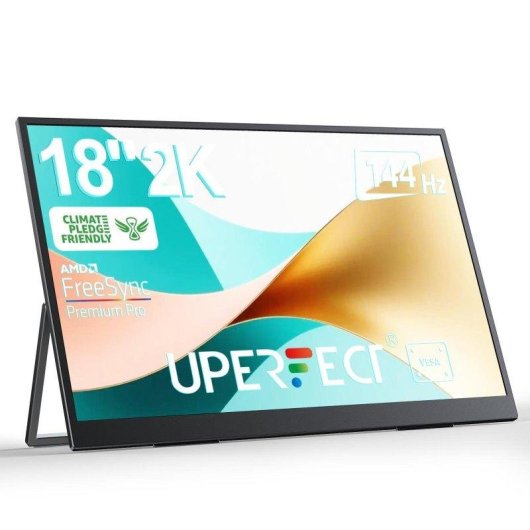 Écran PC Uperfect 18" 2K 144Hz IPS HDR1000:1 USB-C HDMI VESA