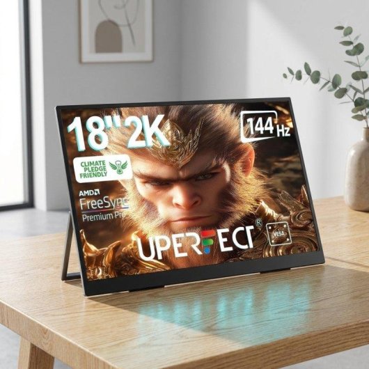 Écran PC Uperfect 18" 2K 144Hz IPS HDR1000:1 USB-C HDMI VESA