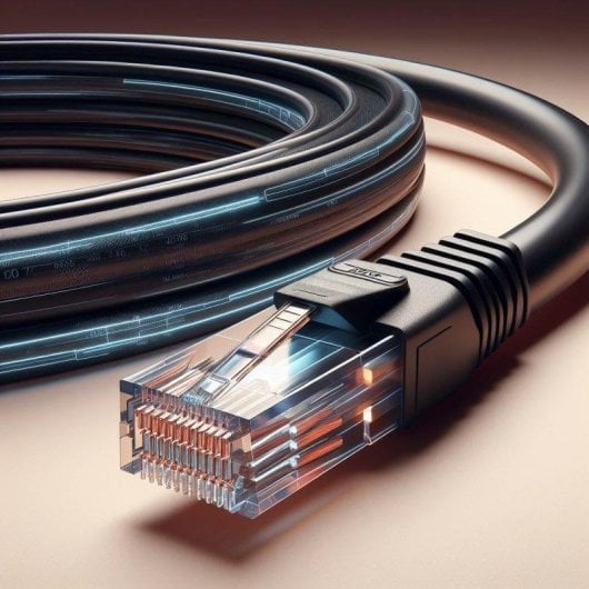 Cabo Phasak Cat6 UTP Solido Preto 30m