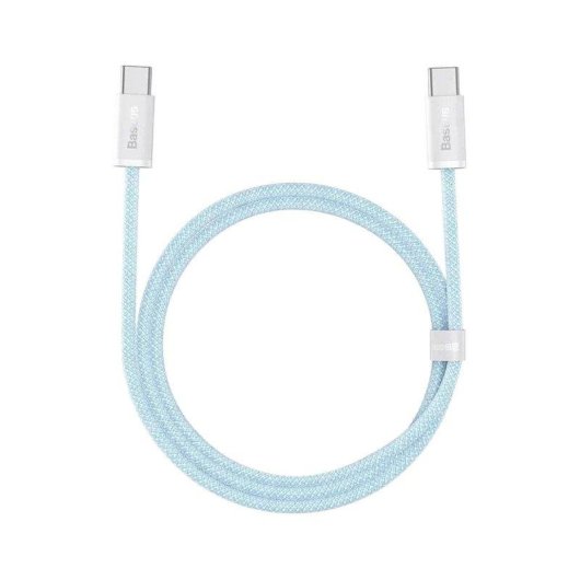 Cabo Baseus Dynamic USB-C 2m 100W Azul Potente e Fiável