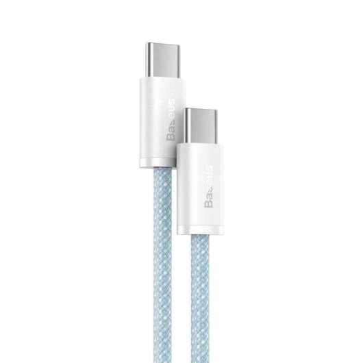Cabo Baseus Dynamic USB-C 2m 100W Azul Potente e Fiável