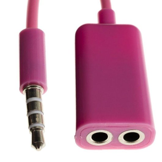 Cable minijack Dam Electronics doble entrada 3,5 mm PVC y metal